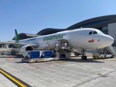 Swissport handles inauguration flight of Salam Air Cargo in Muscat, Oman